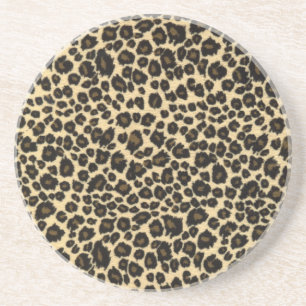 Posavasos Estampado leopardo de moda del safari