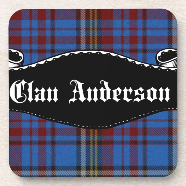 Posavasos Estandarte del Clan Anderson (Frente)