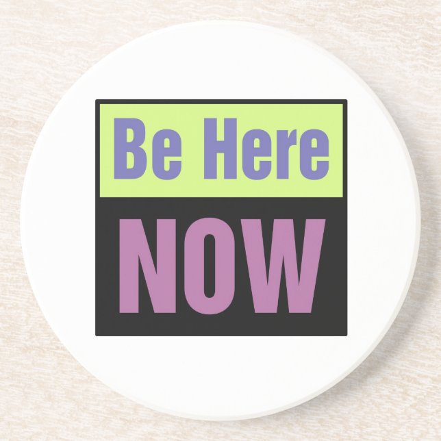 Posavasos Estar aquí ahora mismo (Frente)