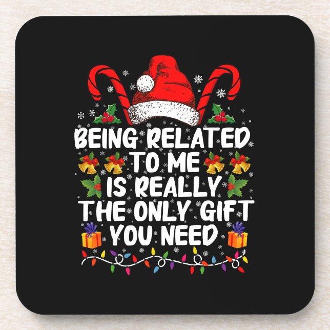 Posavasos Estar Relacionado Conmigo Es Realmente El Único Re (Frente)