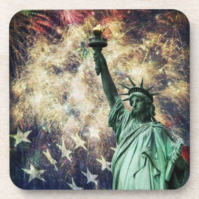 Posavasos Estatua de la Libertad (Frente)
