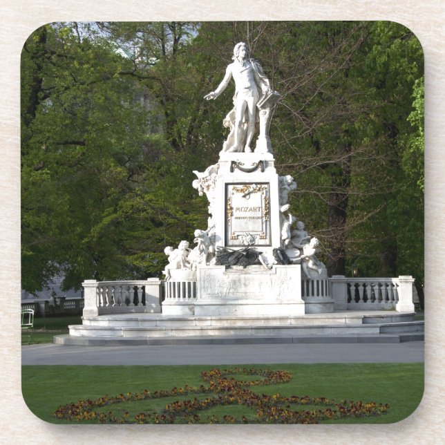 Posavasos Estatua de Mozart (Frente)