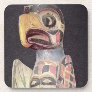 Posavasos Estatua de "Thunderbird" del Haida (madera