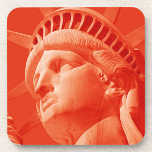 Posavasos Estatua Roja de la Libertad