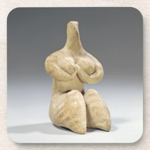 Posavasos Estatuilla femenina en el estilo de Halaf, c.4500