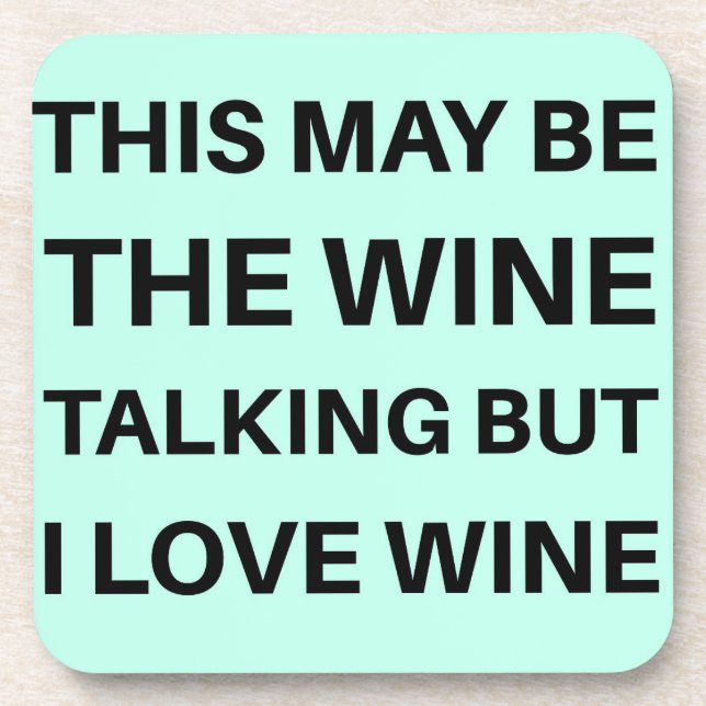 Posavasos Este puede ser el habla de vino (Frente)
