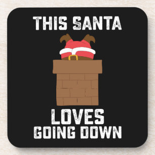Posavasos Este Santa Ama Bajar Navidades Divertidas