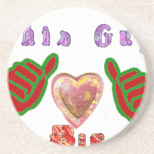 Posavasos Este Tipo Ama la Gran Impresión de Arte de Regalo