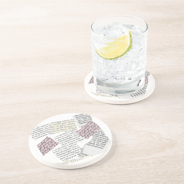 Posavasos Estética de revista - Estilo editorial retro (Lado)