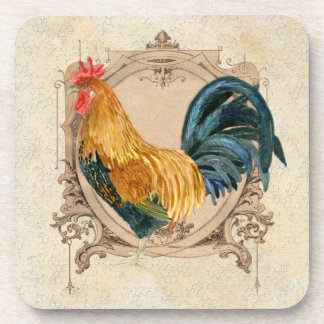 Posavasos Estilo de la Vintage País Francés Rústico Bar Roos