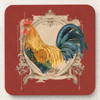 Posavasos Estilo de la Vintage País Francés Rústico Bar Roos