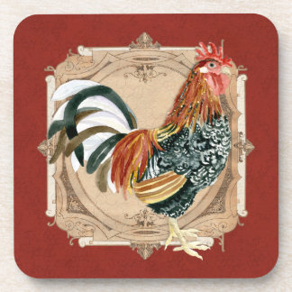 Posavasos Estilo de la Vintage País Francés Rústico Bar Roos
