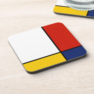 Posavasos Estilo del arte abstracto de Mondrian