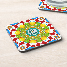Posavasos Estilo italiano, azulejos,majolica Impresión todo-