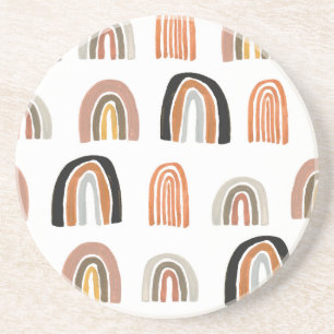 Posavasos Estilo simple de los niños del arcoiris pastel