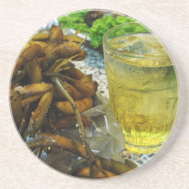 Posavasos Estilo tailandés de Edamame (Frente)