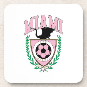 Posavasos Estilo universitario de fútbol de Miami