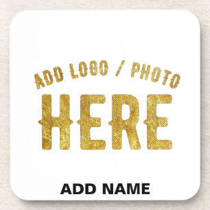 POSAVASOS ESTILOSO MODERNO PERSONALIZABLE BLANCO VERIFICADO