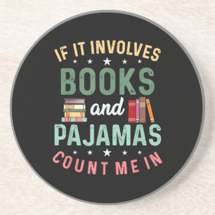 POSAVASOS ESTO IMPLICA LIBROS Y PAJAMAS ME CUENTAN EN LECTUR