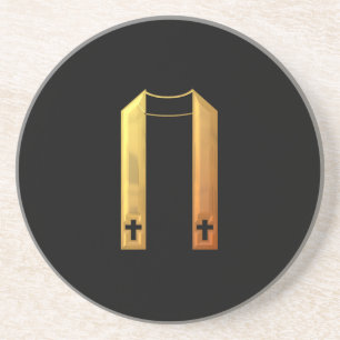 Posavasos Estola litúrgica "tridimensional" de oro