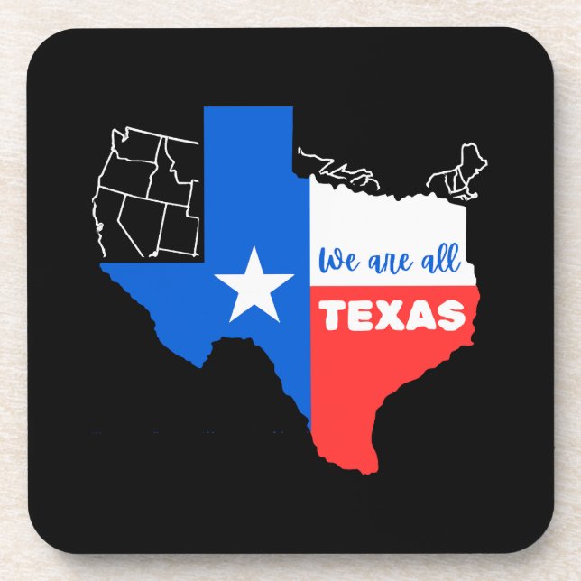 Posavasos Estoy De Acuerdo Con Texas (Frente)