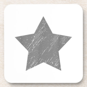 Posavasos Estrella Afligida Gris Estrella Vintage