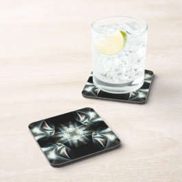 Posavasos Estrella alada en blanco y negro