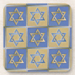 Posavasos Estrella azul dorada de los paneles de arte de Dav<br><div class="desc">Está viendo la colección Lee Hiller Designs of Home and Office Decor, Apparel, Gifts and Collectibles. Los diseños incluyen la fotografía Lee Hiller y la colección de arte digital de medios mixtos. Puedes ver su fotografía de la naturaleza en http://HikeOurPlanet.com/ y seguir su blog de senderismo dentro del Parque Nacional...</div>