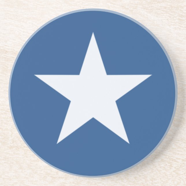 Posavasos estrella blanca (Frente)