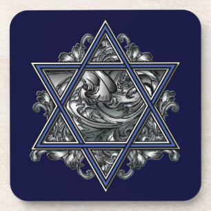 Posavasos Estrella de David Silver
