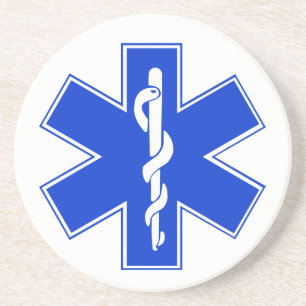 Posavasos Estrella de la Vida / Símbolo de EMT