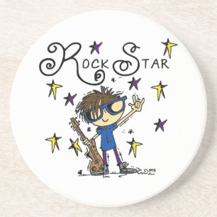 Posavasos Estrella de rock de Brunette