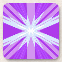 Estrella festiva de Navidades blancos morados