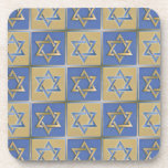 Posavasos Estrella Judaica De David Metalizado Gold Blue<br><div class="desc">Está viendo la colección de diseño de Lee Hiller. Coleccionista,  ropa,  regalos y objetos de colección Lee Hiller Photography o colección de arte digital. Puedes ver su fotografía de la naturaleza en http://HikeOurPlanet.com/ y seguir su blog de senderismo dentro del Parque Nacional de Hot Springs.</div>