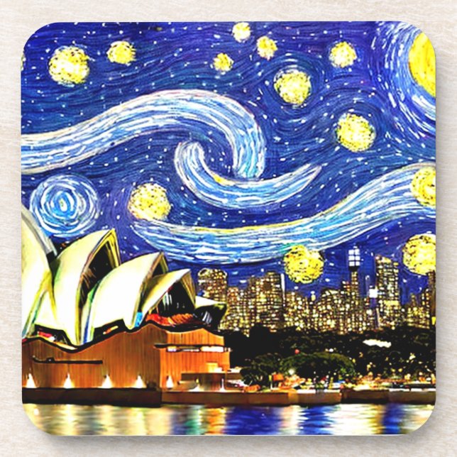 Posavasos Estrella nocturna Sydney ópera de Australia