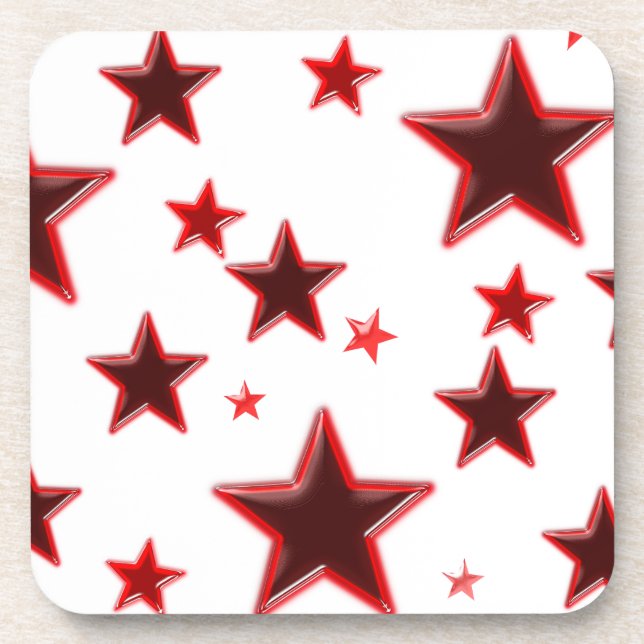 Posavasos Estrella roja (Frente)