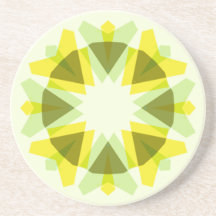 Estrella Verde Amarillo Brillante Dopamina Decorac