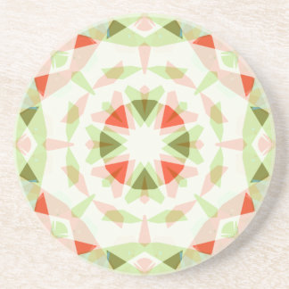 Posavasos Estrella verde rosa roja bonito divertido decoraci