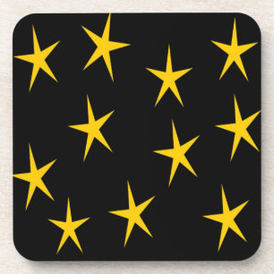 POSAVASOS ESTRELLAS AMARILLAS