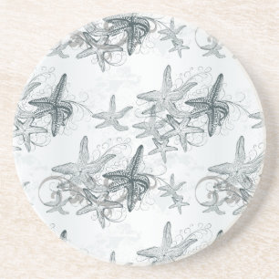 Posavasos Estrellas de mar en el modelo del mar