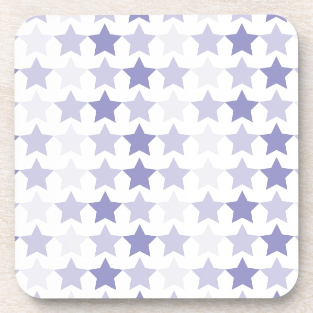 Posavasos Estrellas de Ombre Azul Patriótico (Frente)