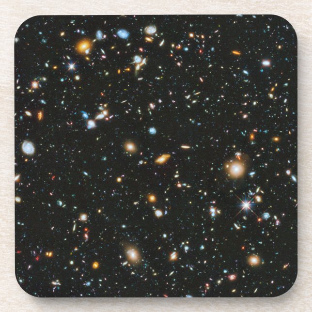 Posavasos Estrellas espaciales profundas y galaxias (Frente)