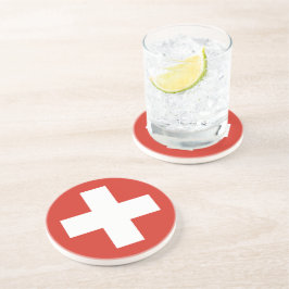 Posavasos Estuche de teléfono de bandera de Suiza