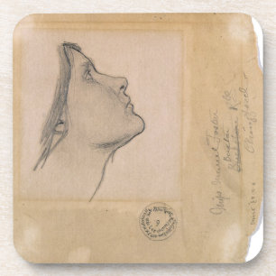 Posavasos Estudie para el "Lamia", c.1904-05 (el lápiz en e
