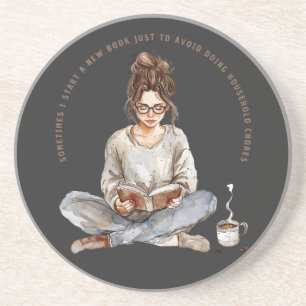 Posavasos Estudio Graceful: Un Chica Vintage. Una lectura ch