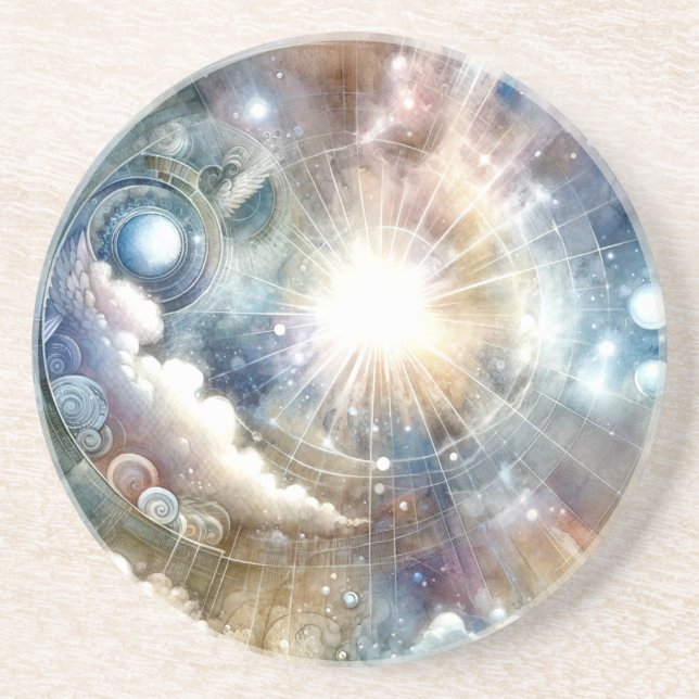 Posavasos Eterna escayola de luz (Frente)