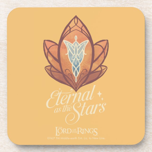 Posavasos Eterno como las Estrellas Evenstar Gráfico (Frente)