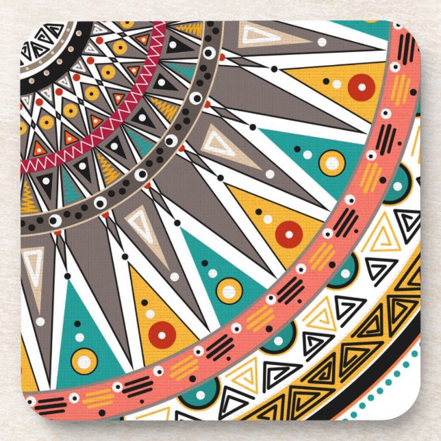 Posavasos Étnica, adorno (Frente)