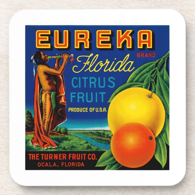 Posavasos Eureka Florida Citrus (Frente)
