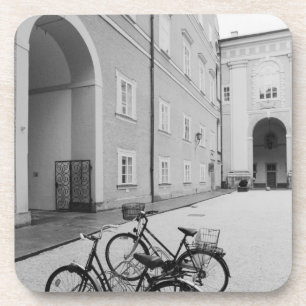 Posavasos Europa, Austria, Salzburgo. Bicicletas en la